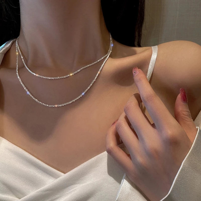 The Luxe Gleam Necklace – Effortless Sophistication